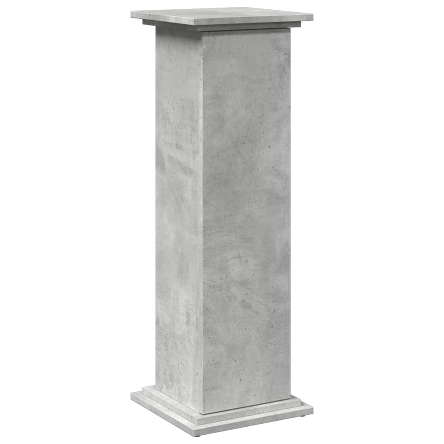 Sokkel met opbergruimte 31x30x90 cm bewerkt hout betongrijs