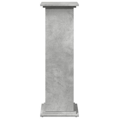 Sokkel met opbergruimte 31x30x90 cm bewerkt hout betongrijs