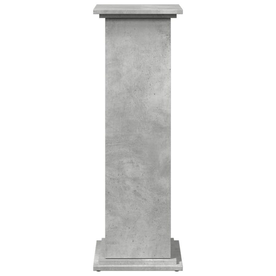 Sokkel met opbergruimte 31x30x90 cm bewerkt hout betongrijs