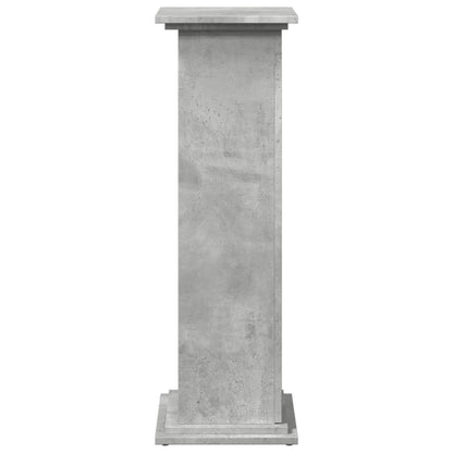 Sokkel met opbergruimte 31x30x90 cm bewerkt hout betongrijs