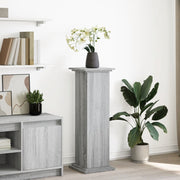 Sokkel met opbergruimte 31x30x90 cm grijs sonoma