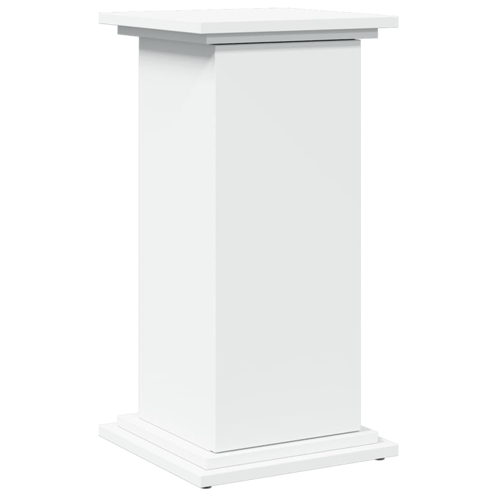 Sokkel met opbergruimte 31x30x60 cm bewerkt hout wit