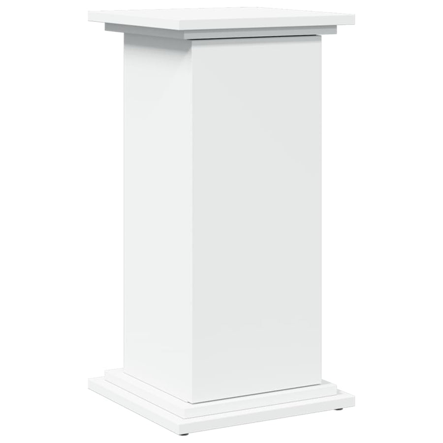 Sokkel met opbergruimte 31x30x60 cm bewerkt hout wit