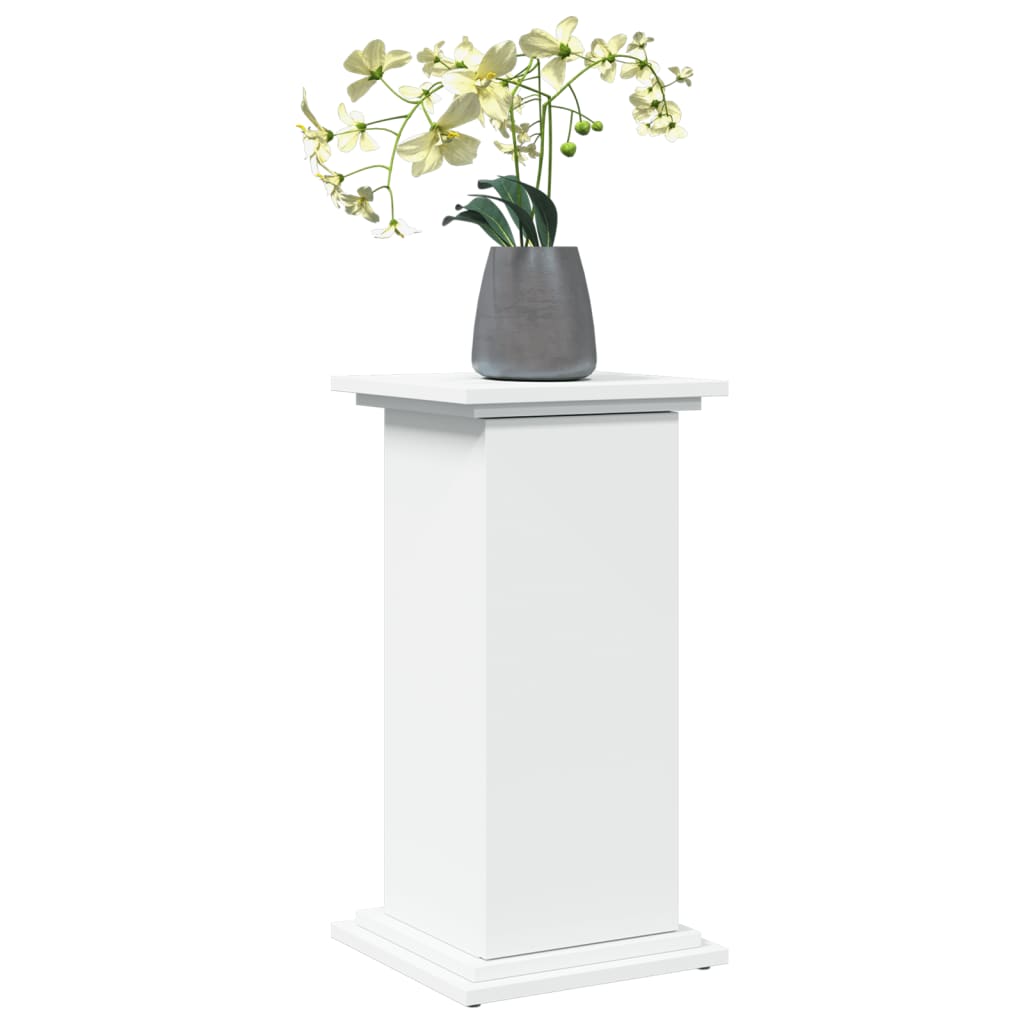 Sokkel met opbergruimte 31x30x60 cm bewerkt hout wit