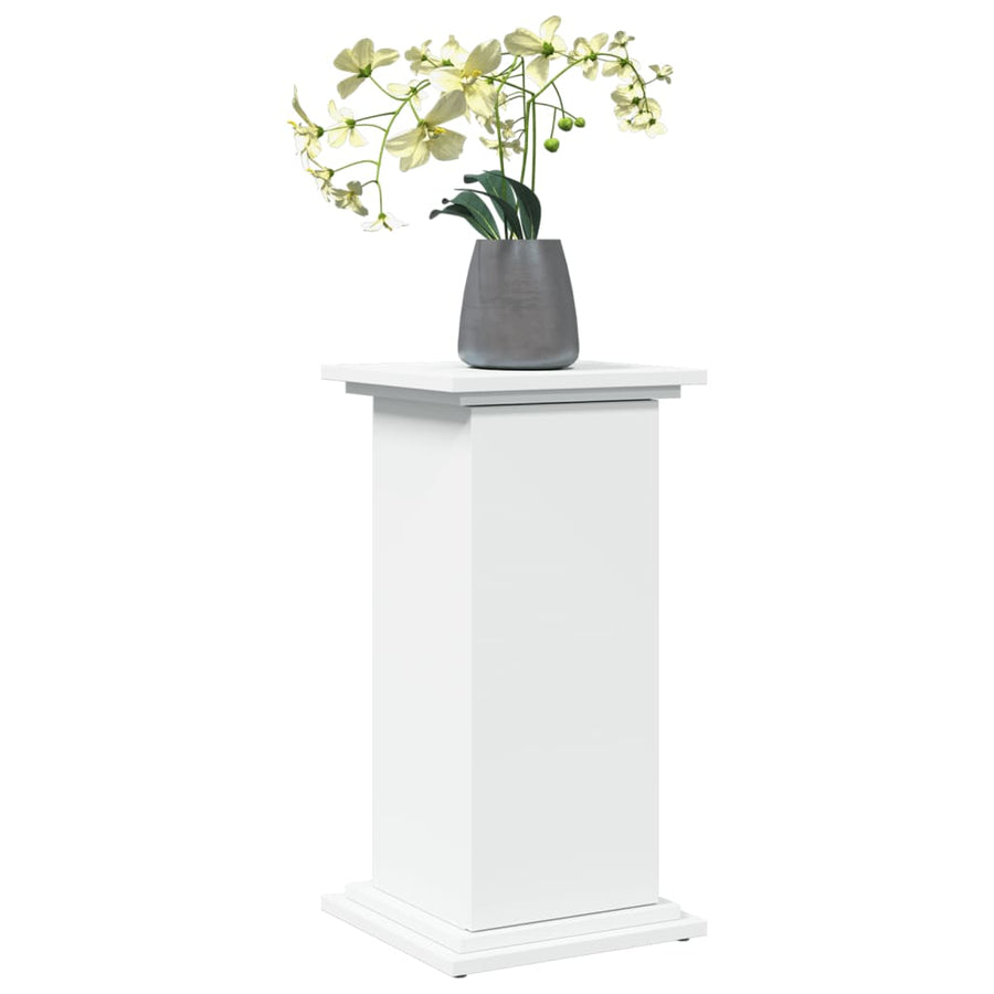 Sokkel met opbergruimte 31x30x60 cm bewerkt hout wit