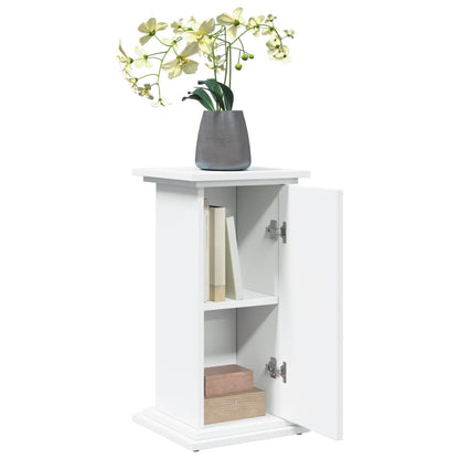 Sokkel met opbergruimte 31x30x60 cm bewerkt hout wit