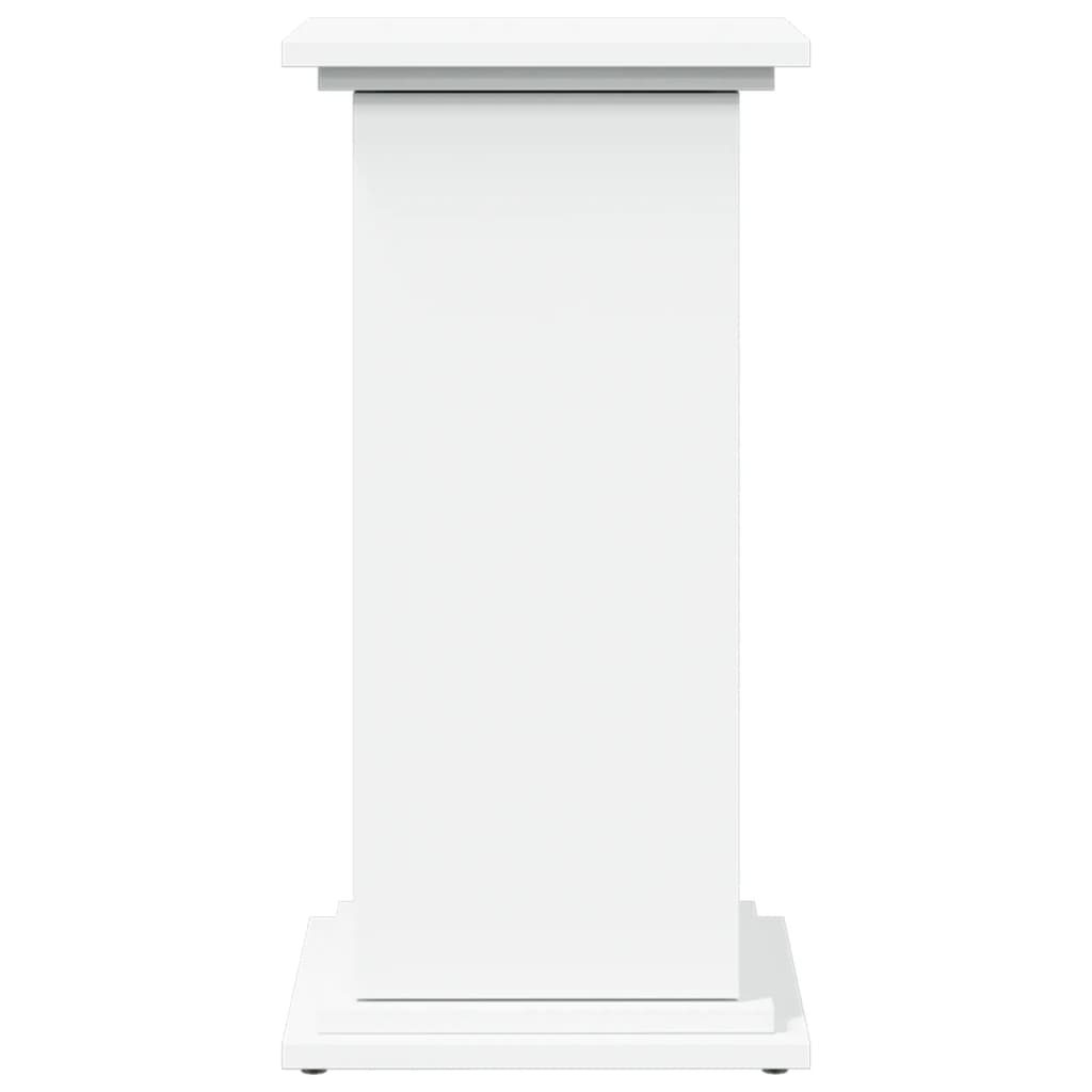Sokkel met opbergruimte 31x30x60 cm bewerkt hout wit