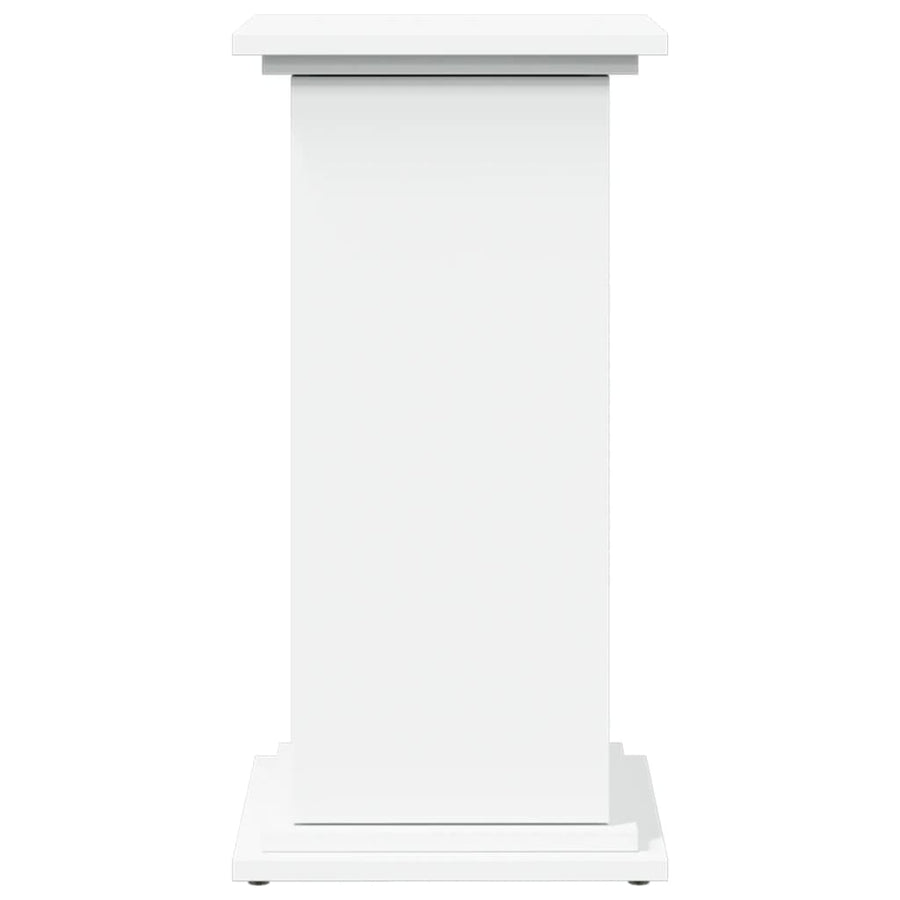 Sokkel met opbergruimte 31x30x60 cm bewerkt hout wit