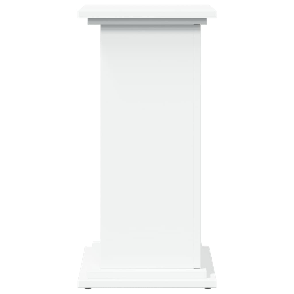 Sokkel met opbergruimte 31x30x60 cm bewerkt hout wit