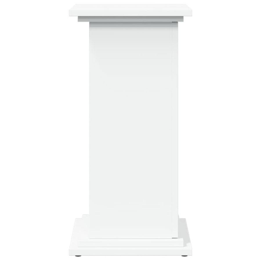 Sokkel met opbergruimte 31x30x60 cm bewerkt hout wit