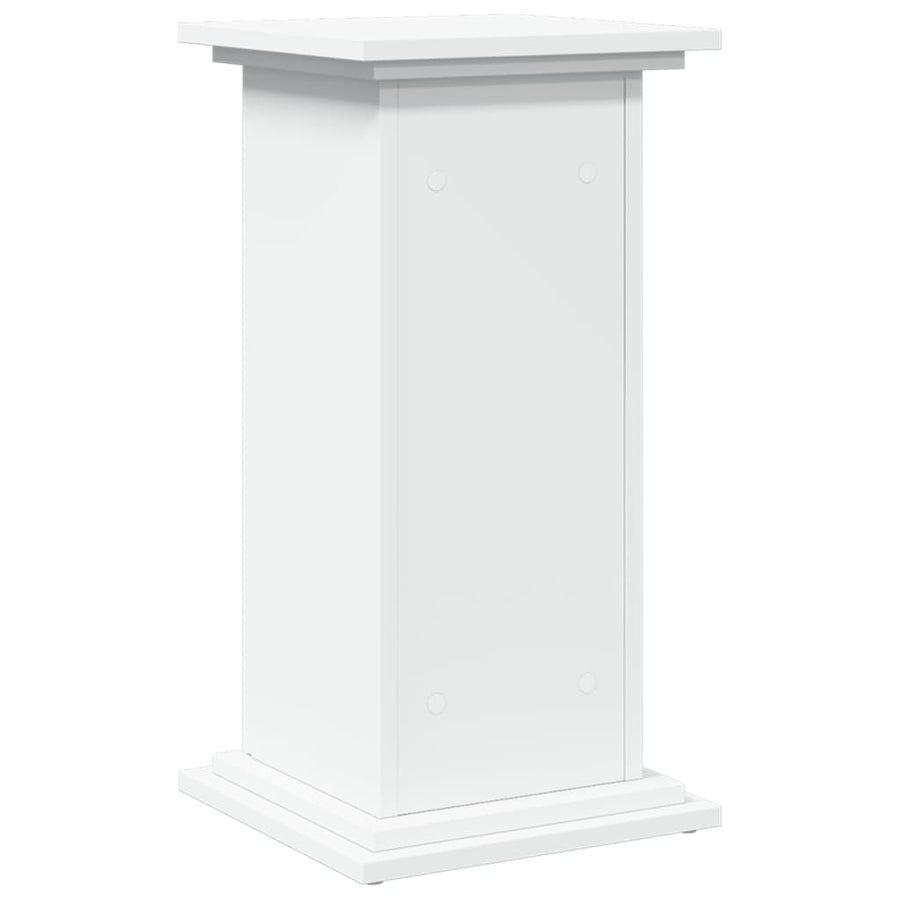 Sokkel met opbergruimte 31x30x60 cm bewerkt hout wit