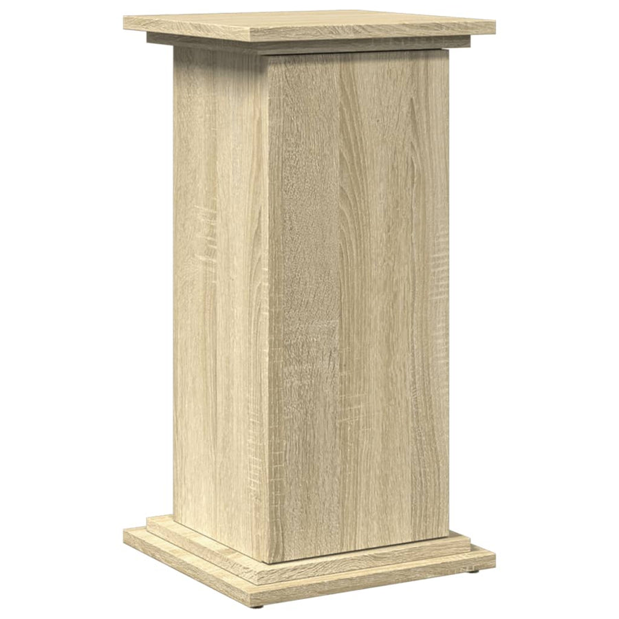 Sokkel met opbergruimte 31x30x60 cm bewerkt hout sonoma eiken