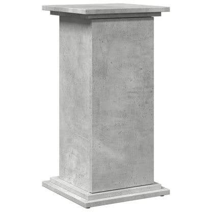 Sokkel met opbergruimte 31x30x60 cm bewerkt hout betongrijs