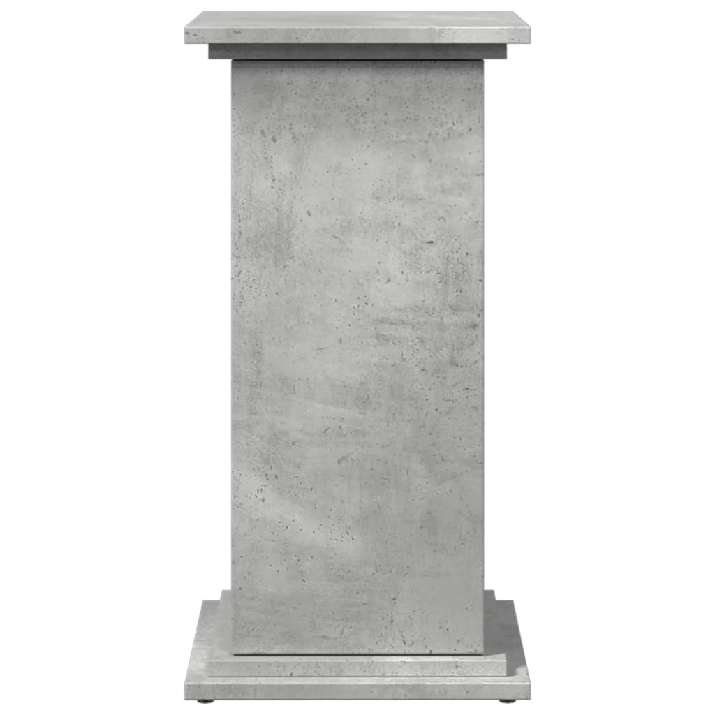 Sokkel met opbergruimte 31x30x60 cm bewerkt hout betongrijs