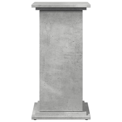 Sokkel met opbergruimte 31x30x60 cm bewerkt hout betongrijs