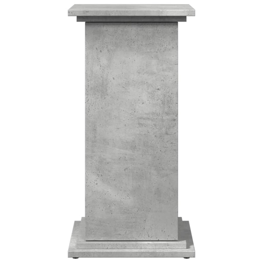 Sokkel met opbergruimte 31x30x60 cm bewerkt hout betongrijs