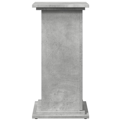 Sokkel met opbergruimte 31x30x60 cm bewerkt hout betongrijs