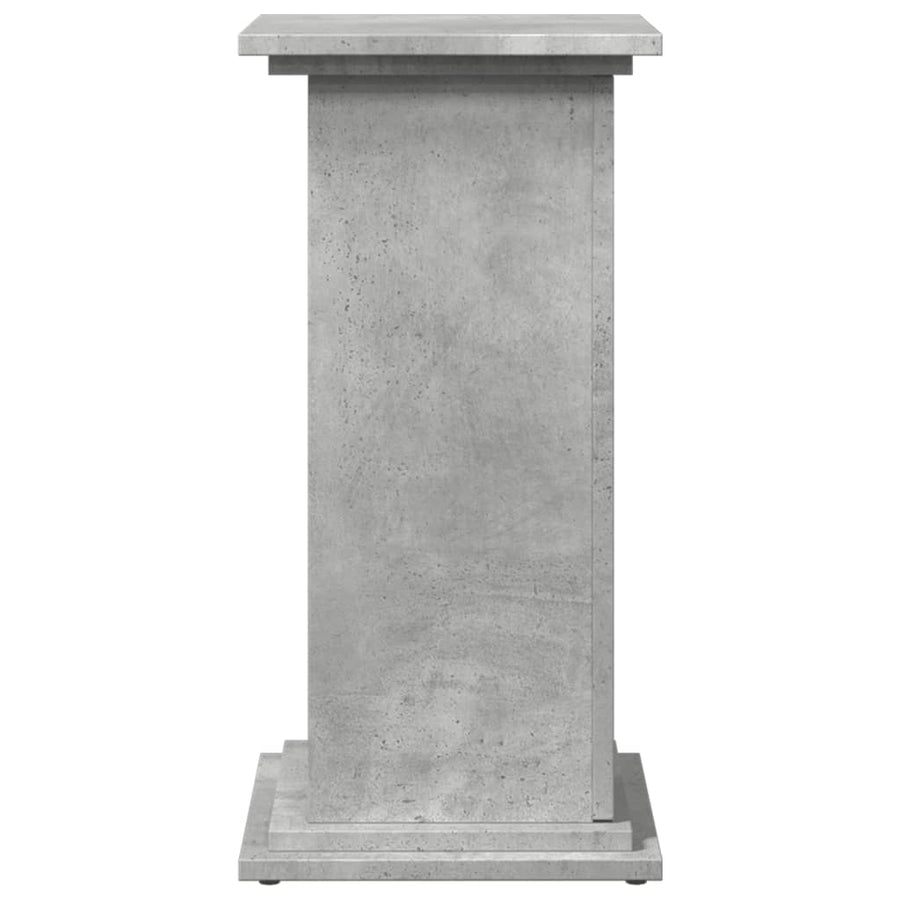 Sokkel met opbergruimte 31x30x60 cm bewerkt hout betongrijs