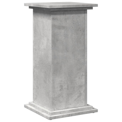 Sokkel met opbergruimte 31x30x60 cm bewerkt hout betongrijs