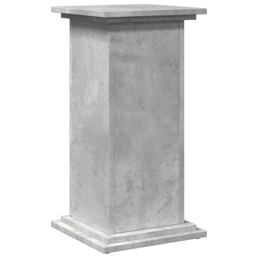 Sokkel met opbergruimte 31x30x60 cm bewerkt hout betongrijs