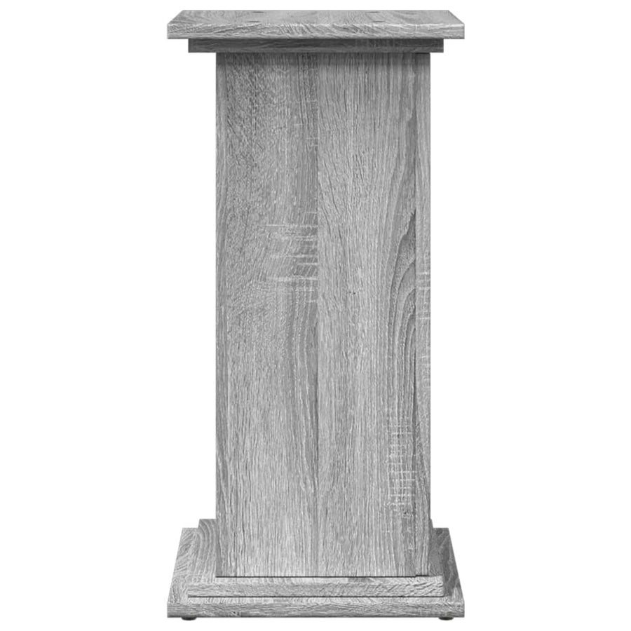 Sokkel met opbergruimte 31x30x60 cm bewerkt hout grijs sonoma