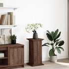 Pedestal with storage 31x30x60 cm engineered wood brown oak