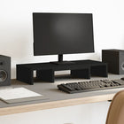 Monitor stand adjustable 60x24x10.5 cm engineered wood black