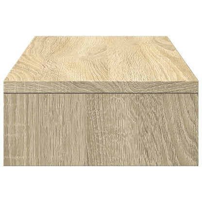 Monitorstandaard verstelbaar 60x24x10,5 cm hout sonoma eiken