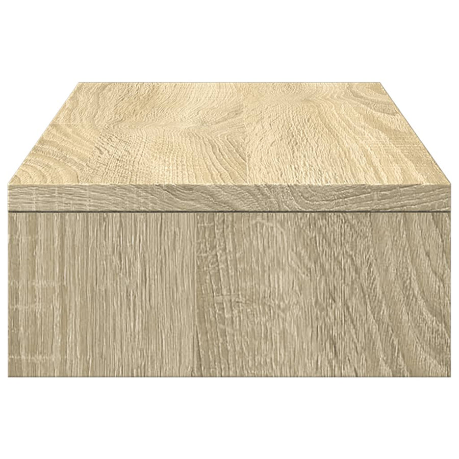 Monitorstandaard verstelbaar 60x24x10,5 cm hout sonoma eiken