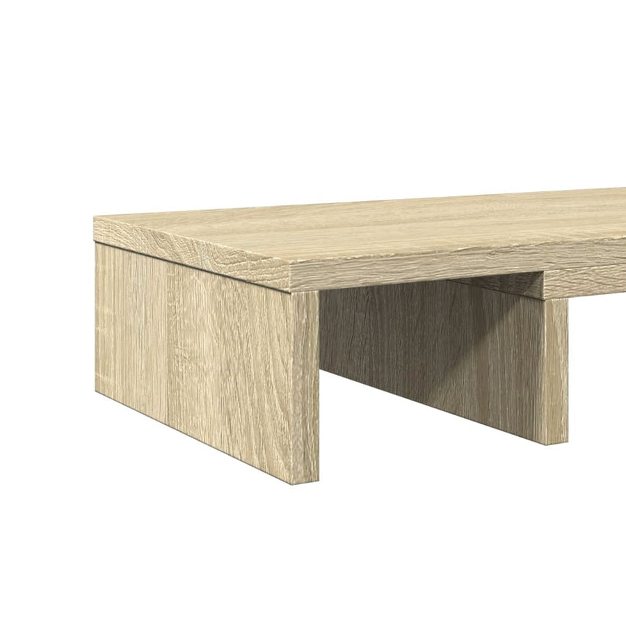 Monitorstandaard verstelbaar 60x24x10,5 cm hout sonoma eiken