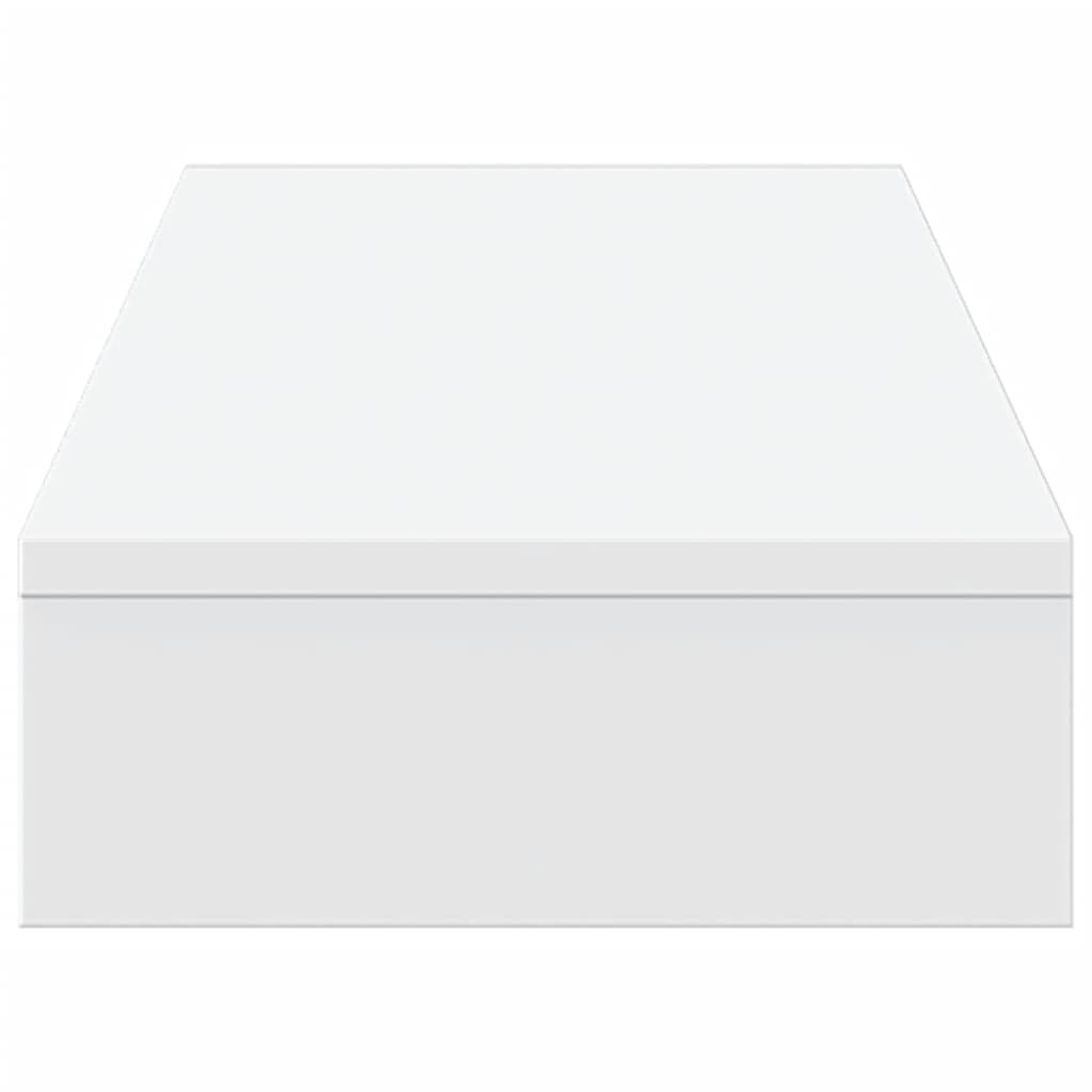 Monitorstandaard 100x27x10 cm bewerkt hout wit