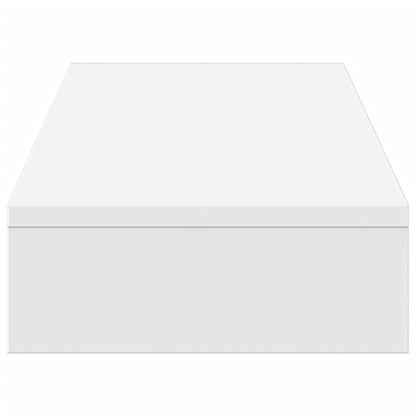 Monitorstandaard 100x27x10 cm bewerkt hout wit