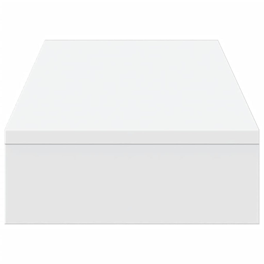 Monitorstandaard 100x27x10 cm bewerkt hout wit