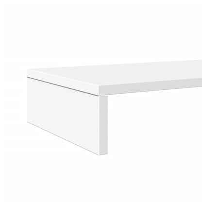 Monitorstandaard 100x27x10 cm bewerkt hout wit