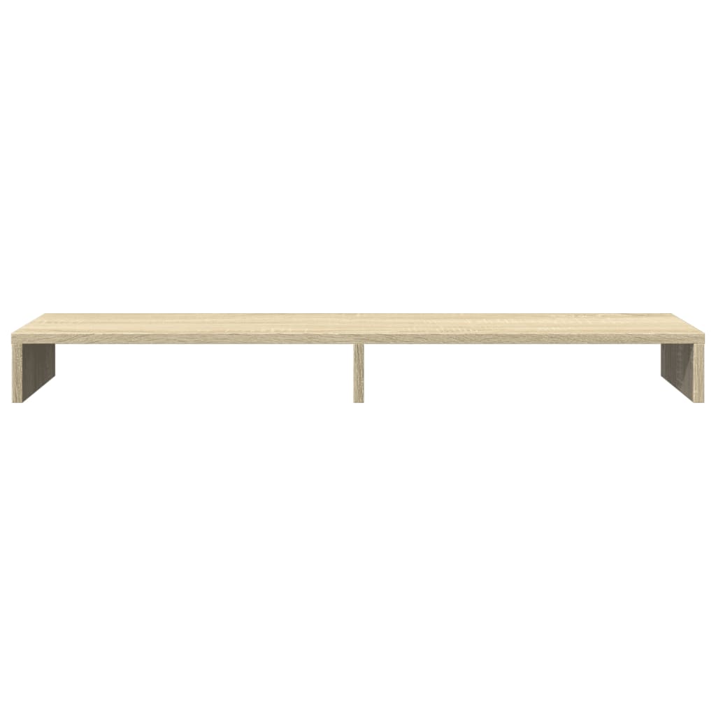 Monitorstandaard 100x27x10 cm bewerkt hout sonoma eikenkleurig