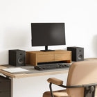 Monitor stand with drawers 50x27x15 cm wood artisan oak