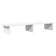 Monitorstandaard 100x27x15 cm bewerkt hout wit