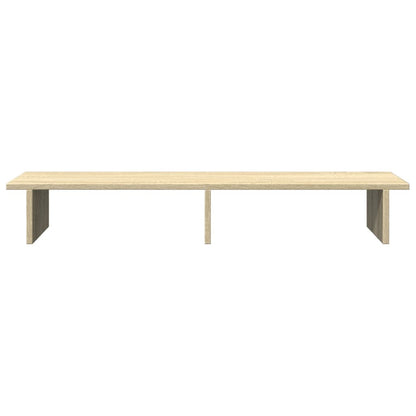 Monitorstandaard 100x27x15 cm bewerkt hout sonoma eikenkleurig