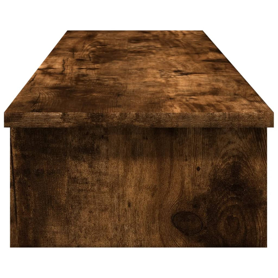 Monitorstandaard Bewerkt Hout Kleurig 100 x 27 x 15 cm