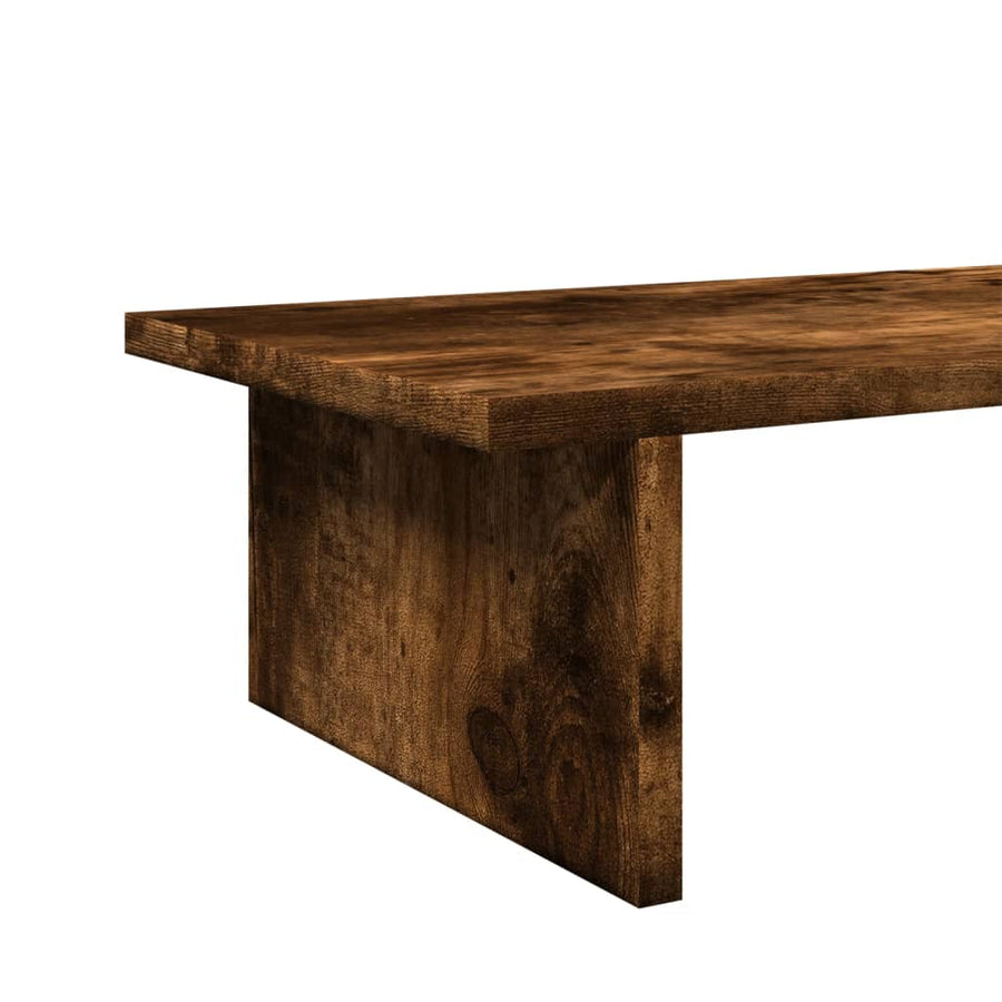 Monitorstandaard Bewerkt Hout Kleurig 100 x 27 x 15 cm