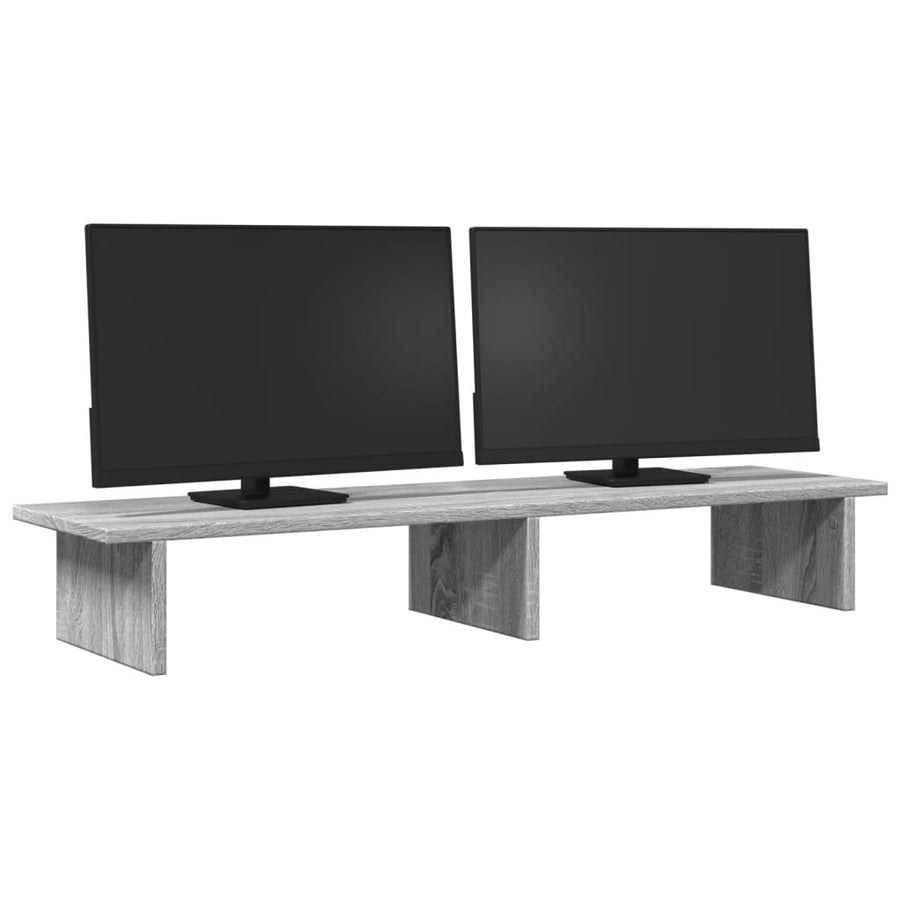 Monitorstandaard Bewerkt Hout Eiken 100 x 27 x 15 cm