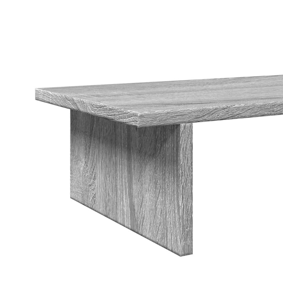 Monitorstandaard Bewerkt Hout Eiken 100 x 27 x 15 cm