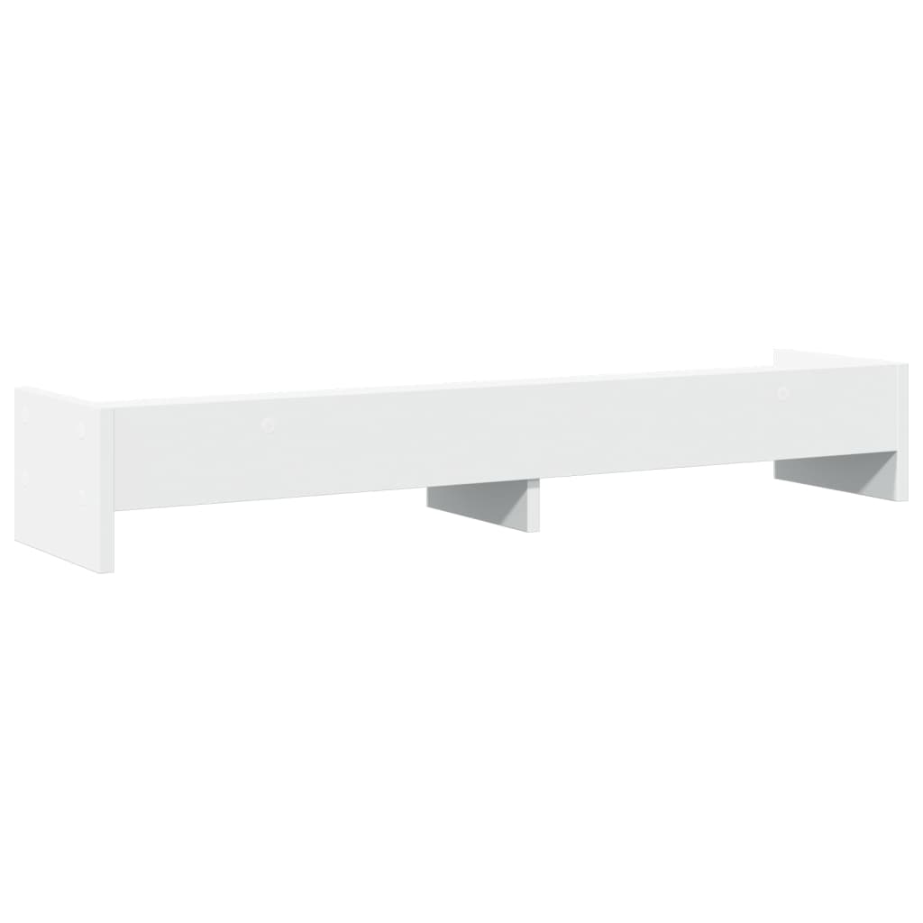 Monitorstandaard 100x24x16 cm bewerkt hout wit