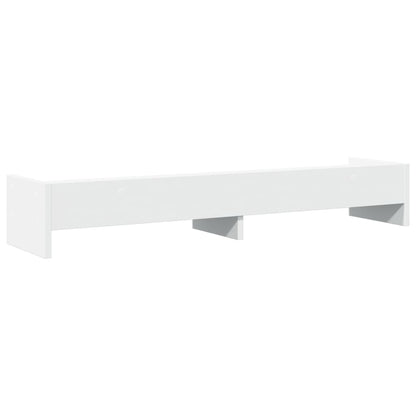 Monitorstandaard 100x24x16 cm bewerkt hout wit