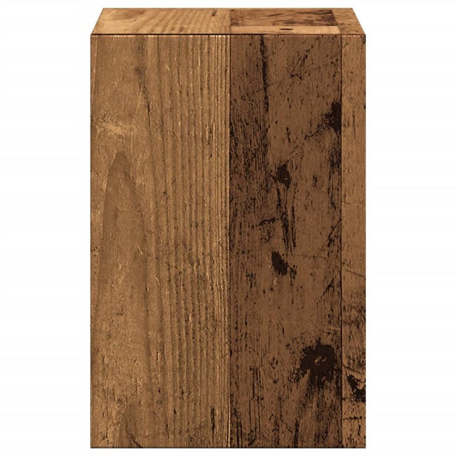 Monitorstandaard Met Bureau-Organizer Hout Kleurig Oud hout