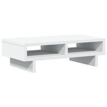 Monitorstandaard 50x27x15 cm bewerkt hout wit