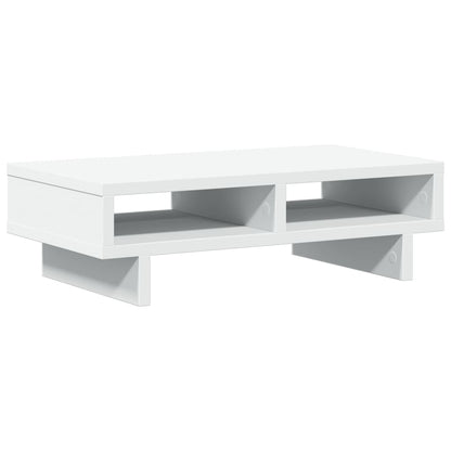 Monitorstandaard 50x27x15 cm bewerkt hout wit