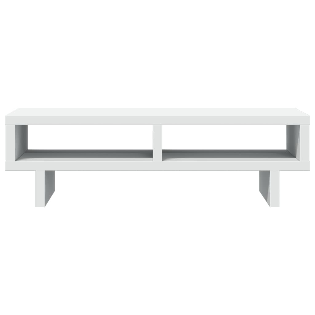 Monitorstandaard 50x27x15 cm bewerkt hout wit