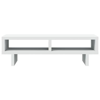 Monitorstandaard 50x27x15 cm bewerkt hout wit