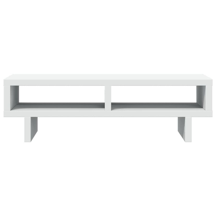 Monitorstandaard 50x27x15 cm bewerkt hout wit